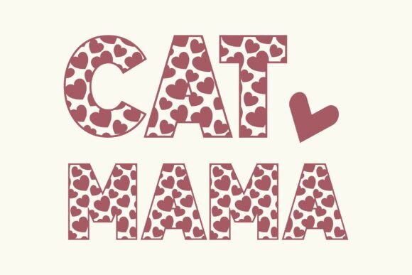 Cat Mama SVG Sublimation T-shirt Design