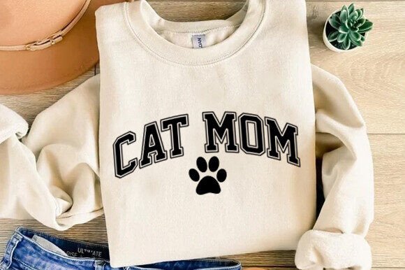 Cat Mom SVG, Cat Mom PNG, Fur Mama Svg