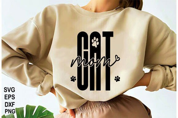 Cat Mom SVG PNG, Mother’s Day SVG