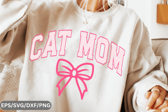 Cat Mom SVG, Retro Cat Mom PNG