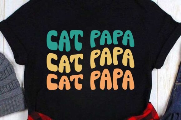 Cat Papa SVG: Retro Vintage Charm, Real Embroidery Ready?