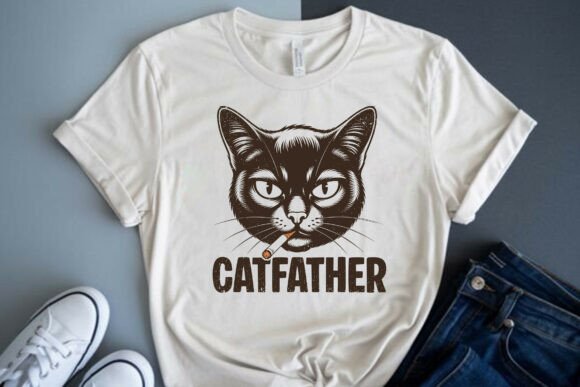 Catfather: Funny Sarcastic Cat Lover SVG