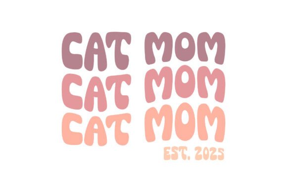 Retro Cat Mom Svg Sublimation