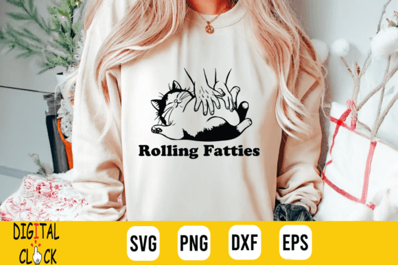 Rolling Fatties Funny Fat Cat Cat Lover