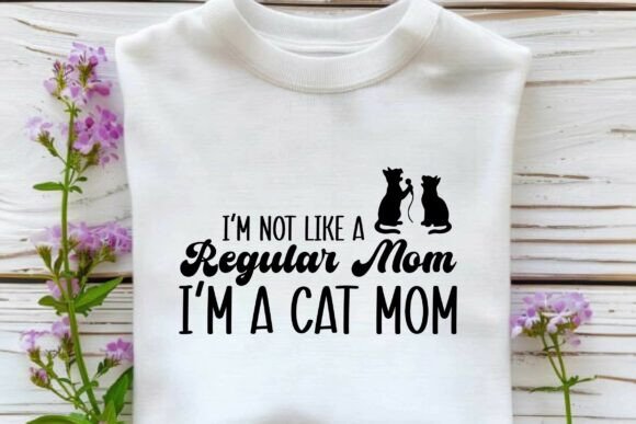 Singer Cat Mom SVG T-shirt Sublimation